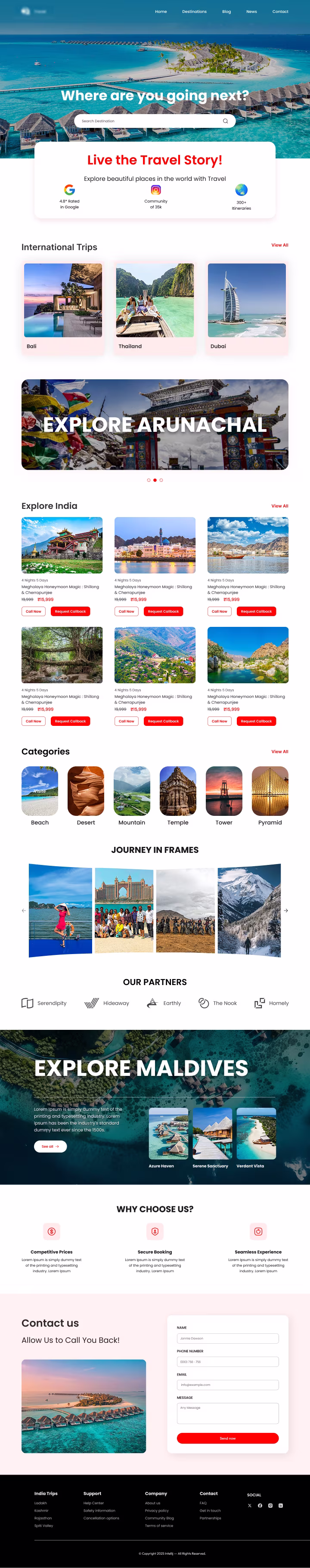 Travel Agency Website